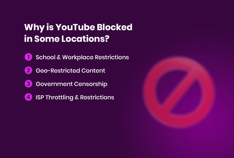 Why is YouTube blocked in some locations